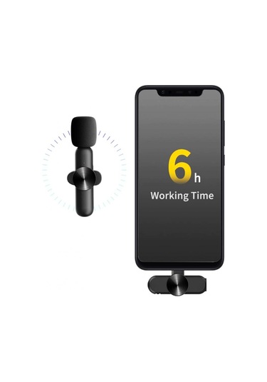 Kablosuz Yaka Mikrofonu Iphone Ipad Mikrofon Lightning Uyumlu