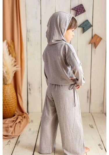 Oliventhekid Kız Triko Pantolon Bej Bej