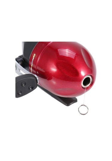 Qingmipy Kırmızı Tam Kapalı Küresel Balık Makinesi - Dayanıklı Malzeme, Hızlı Tuş Kontrolü, İp Kaybı Önleyici, Hafif Ve Taşınabilir