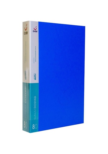 Önder A4 Sunum Dosyası Pp 80 Yaprak - Mavi 1080-1 Mavi