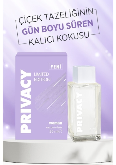 Privacy Limited Edition Kadın Parfüm EDT 50 ML + Emotion Detox Floral Kadın Sprey Dedodorant 3 x 150 ML