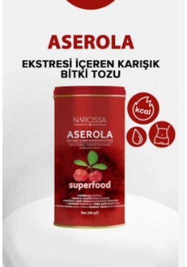 Narcissa Aserola Eki İçeren Karışık Bitki Tozu 200 G
