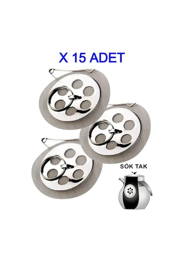 Çaydanlık Demlik Içi Süzgeç 15 Adet 15 Adet Söktak