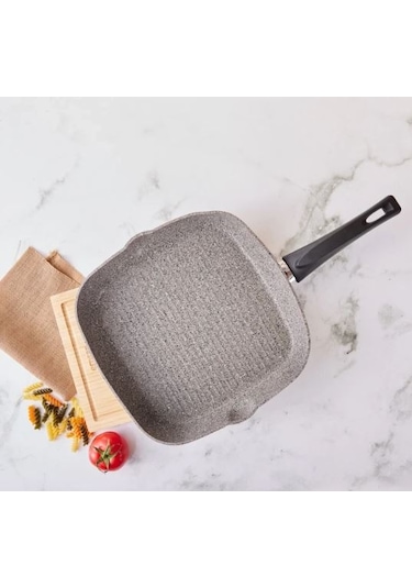 Emsan Dura Granit Kare Tava 28 Cm