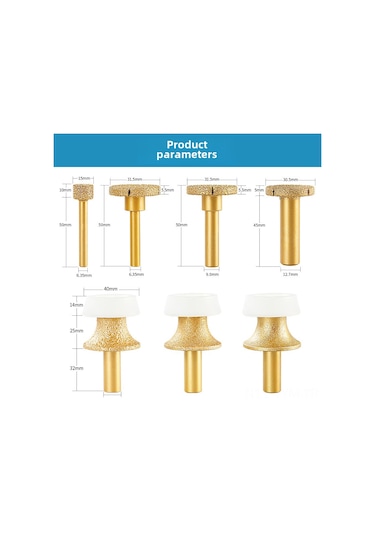 Geeksen Mermer Ve Kuvars Taşları İçin Alttan Montaj Lavabo Freze Aleti - Kesme, Frezeleme Ve Kenar Düzenleme Ucu 180 Diğer