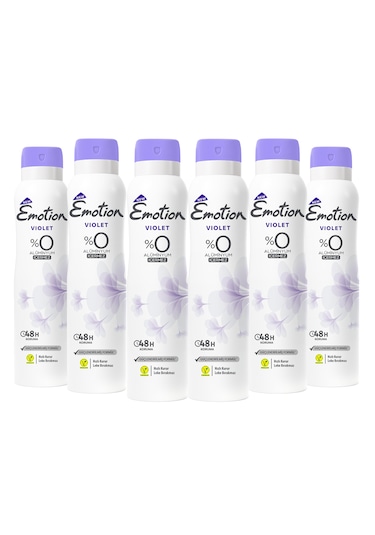 Emotion Violet Kadın Deodorant 6 x 150 ML