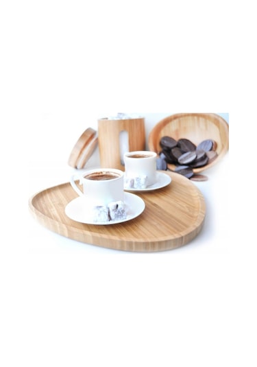 Bambum Macchiato Üçgen Tepsi Büyük