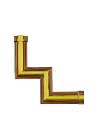 Kopya - Kahve Eskitme 4 Lü Cm Çıta Uyumlu Dekoratif M Köşe Motifi