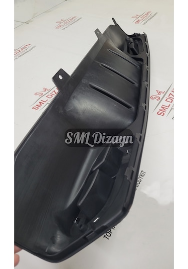 Honda Civic Fc5 2016-2021 Gri Kare-egzoz Görünüm Difüzör-difizör