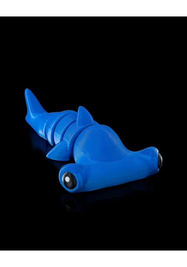 Hareketli Çekiç Balığı V2 18x10cm