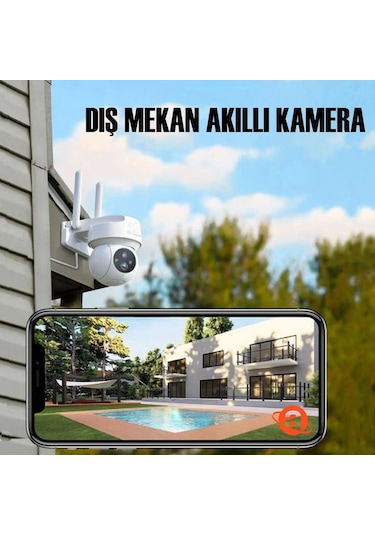 Cata Ct-4051 Dış Mekan Akıllı Kamera Full Hd 1080p Ip66