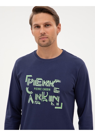 Pierre Cardin Erkek İndigo Pijama Takım 50322652-320 İndigo Pierre Cardin Erkek İndigo Pijama Takım 50322652-320 İndigo