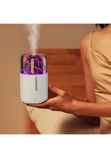 Userfriendly11 Siyah Usb Güçlü Tek Oda Nemlendirici Ve Koku Difüzörü Ev Araç İçin Kompakt