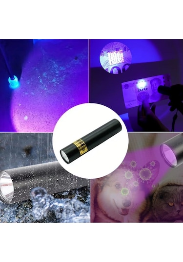 River World Uv Mor Işık El Feneri Usb İle Şarj Olan Oje Kurutucu Çok Renkli