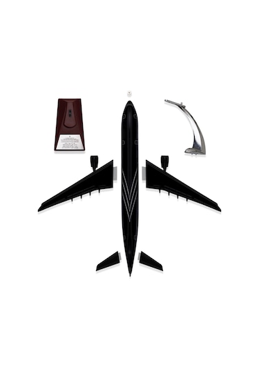 Zekupp - Maket Uçak - Airbus A330-300 1/200 - SİYAH ÖZEL TASARIM Model Uçak