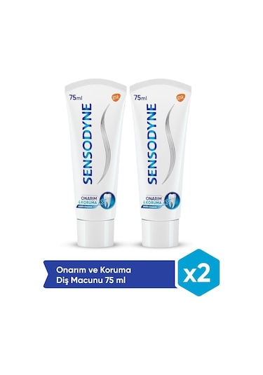 Sensodyne Onarım ve Koruma Diş Macunu 2 x 75 ML