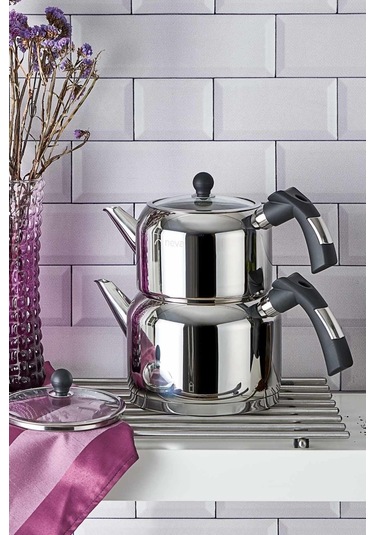 Neva N3237 Ziyafet 14 Parça Çelik Çeyiz Seti Gümüş