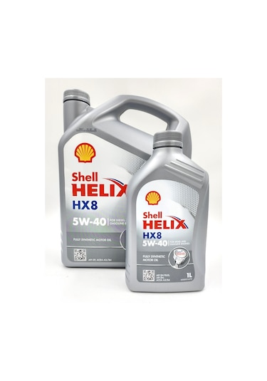 Shell Helix Hx8 5W-40 Motor Yağı 4 L + 1 L