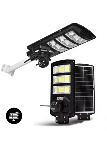 4g Kameralı 450watt Sokak Lambası - Sim Kart Tak/kullan