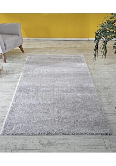Arbese Peluş Halı Kaymaz Tabanlı Yolluk Post Halı Yumuşak Yapı