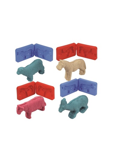 3d Kalıplı Çiftlik Hayvanları Kinetik Kum Set 1000 Gr Kum-037