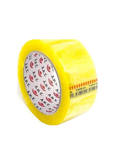 Ary 45mm X 100 Metre Şeffaf Yüksek Kalite Koli Bandı - 6 Adet