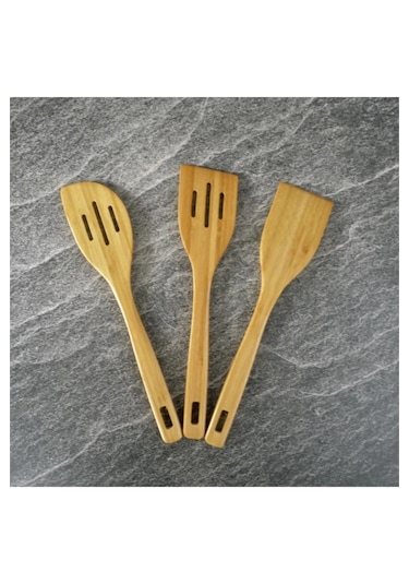 Leony Bambu 3 Parça Spatula Seti