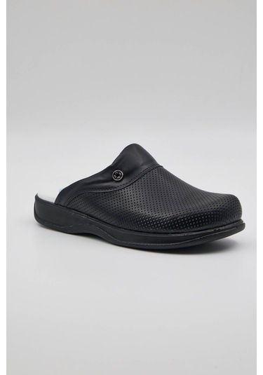 Term-0010 Quicksteps Professional Erkek Anatomik Ve Comfort Sabo Terlik Siyah