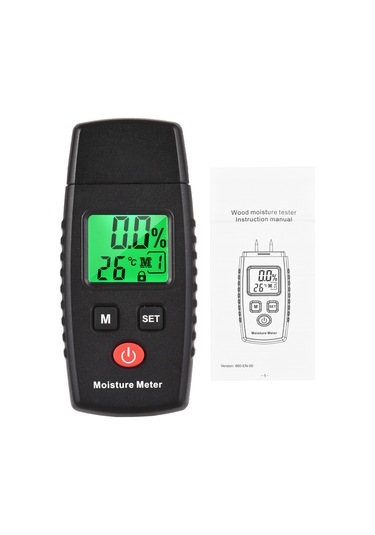 Lepmerk Mini Dijital Ahşap Nem Ölçer, Yakacak Odun İçin Nem