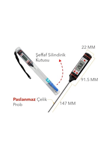 Loyka 9263 Plus Çubuk Termometre