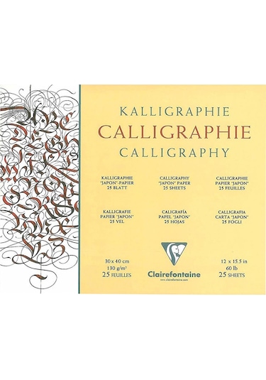 Clairefontaine Calligraphy Blok 130gr 25 Yaprak 30x40 CM