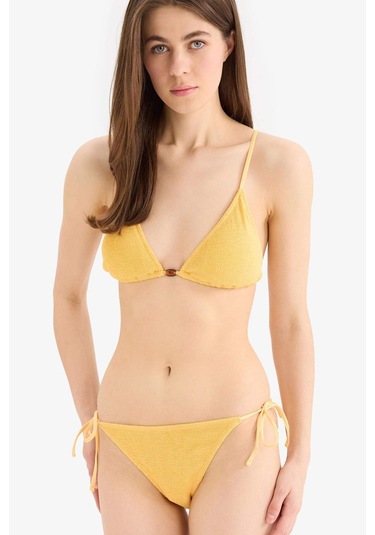 Defacto Bürümcük Bağcıklı Bikini Altı-fall İn Love E0208ax25smyl106 Sarı