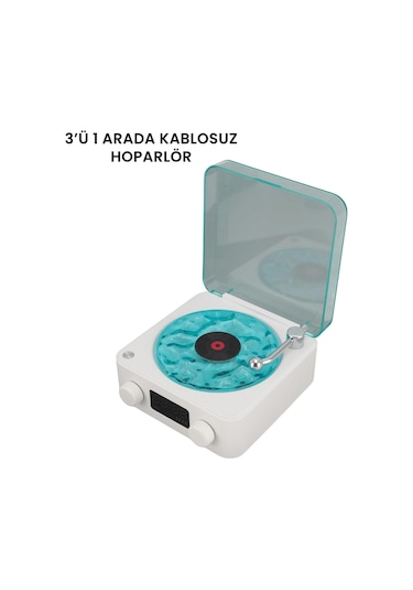 Kablosuz Bluetooth Hoparlör Mavi