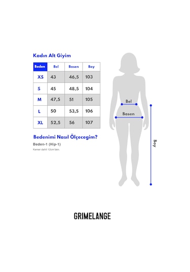 Sharıd Kadın Relaxed Biyeli Geniş Paça Vizon Eşofman Altı