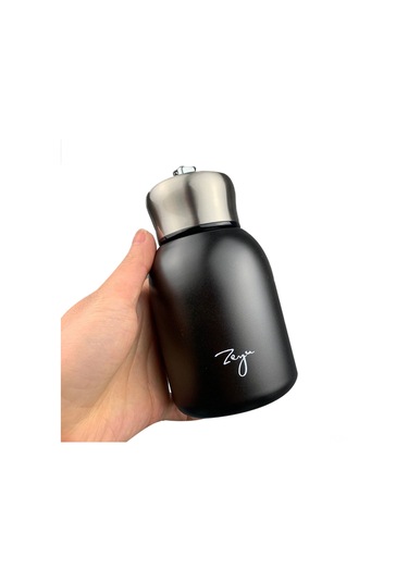 Skycity Siyah 300ml 304 Çelik Vakumlu Termos Bardak - Hafif, Taşınabilir, Leşimli Kadın Çantası Su Böceği