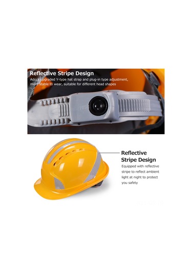 Singree Abs Emniyet Kaskı - Konforlu, Havalandırmalı, Çoklu Darbe Emici, Şok Dirençli, Reflektif Kırmızı 112 Karakter