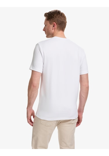 Pierre Cardin Erkek Ekru Tişört Basic 50321139-vr019