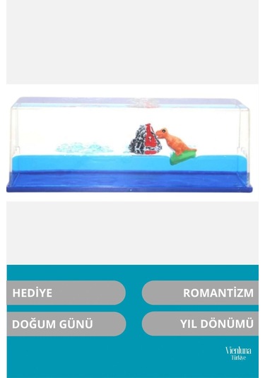 Premium Üretim Batmayan Dinazor Gemi Yıl Dönümü Aşk Sevgili Doğum Günü Hediye Şişe Akvaryum