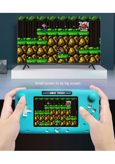 Rs-52fc Psp 4.0 İnç Cep Konsolu El Oyun Oyuncusu, Destek 208 Nes Klasik Oyunları Blue