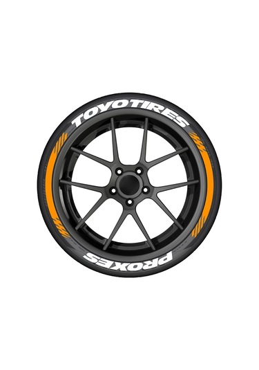 Bir Lastik Mektup Araba Lastiği Styling Dekoratif Sticker Pvc Su Geçirmez Kişiselleştirilmiş 1wtoyo-2o 1 Piece Set