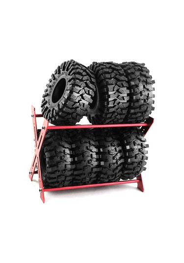 Reedark Dönebilir V8 Motor Tamir Standı - Paslanmaz Çelik Kırmızı Model