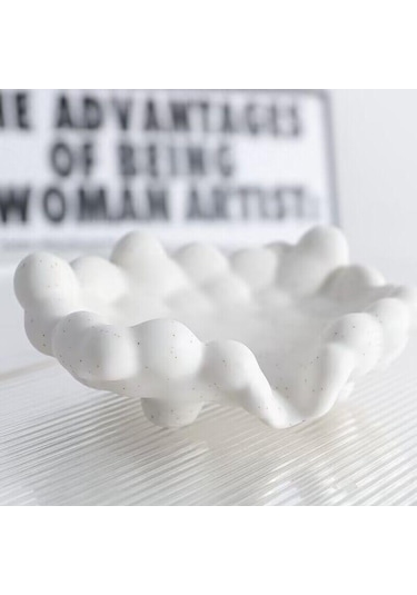 Gümüş 2024 Yeni Tasarım Sabun Tepsisi İskandinav Seramik Kabarcık Sabun Zarif Kutu Dr Tuvalet Sabunu Kutusu Otel Sabunluk 56969993