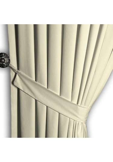 Krem Ada Fon Perde Normal Pile 1'e 2,5 Pile-krem Krem