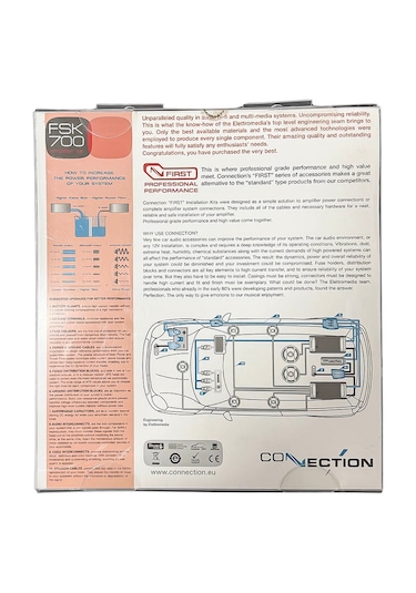 Connection Fsk700 4 Awg Ses Sistemi Kablo Kiti