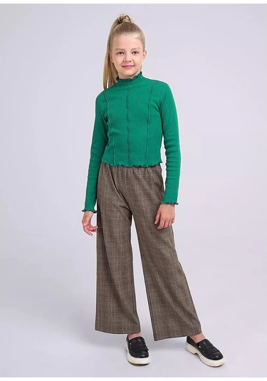 Clever Wear Çocuk Kısa Kazak 253394221 Yeşil