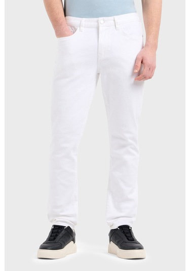 Armani Exchange Erkek Kot Pantolon Xm000070 Af14267 U0001 Beyaz Beyaz