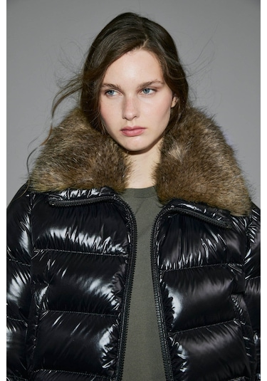 Lufian Daisy Siyah Kadın Mont 122120041 Siyah