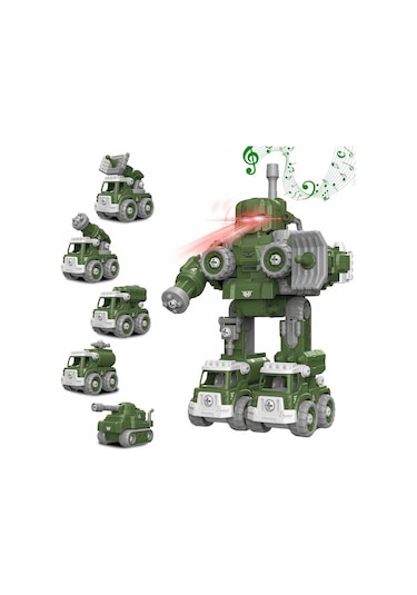 5in1 Zapp Toys Sesli Ve Işıklı Sök Tak Robot
