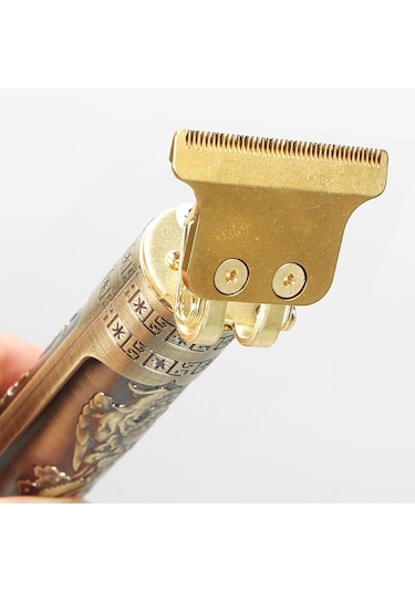 Vintage T9 Trimmer Şarjlı Saç Sakal Kesme Makinesi