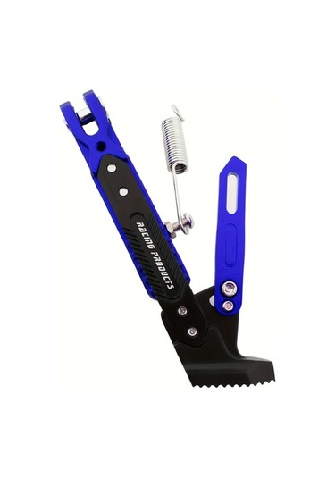 Chuangyinshop Siyah Evrensel Off-road Motosikletler İçin Ayarlanabilir Alüminyum Alaşım Motosiklet Yan Sehpası - Dayanıklı Ve Hafif